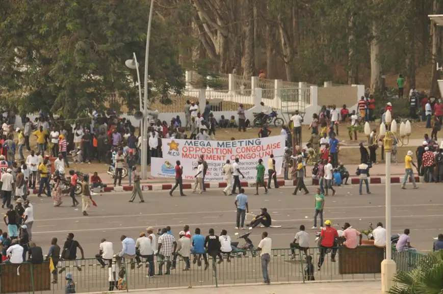 Congo Brazzaville : environ 3000 personnes  au meeting de l’opposition radicale