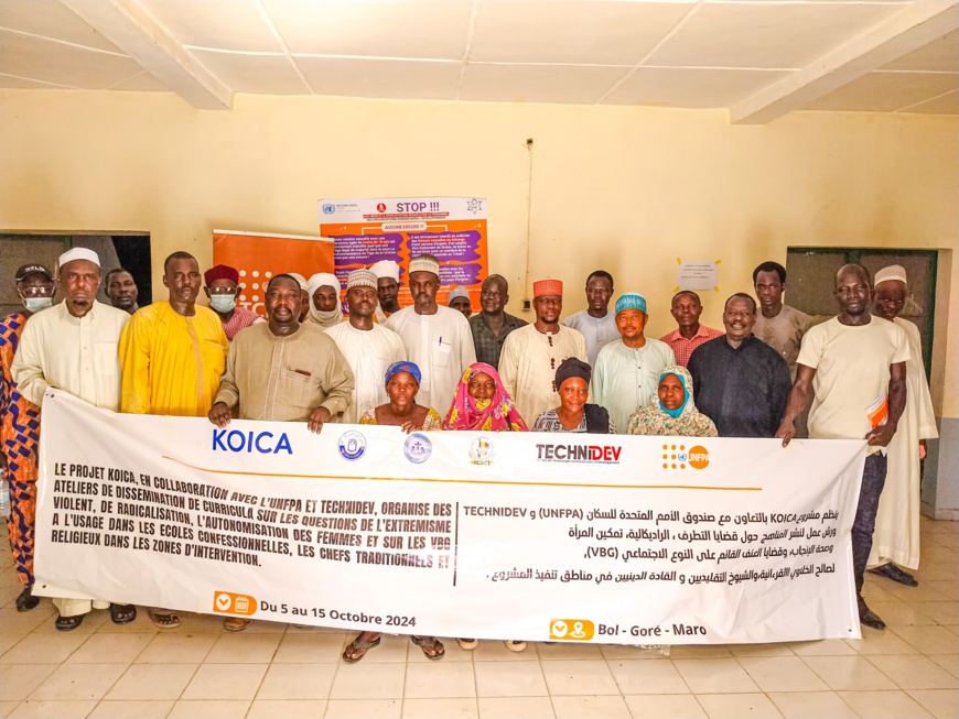 Tchad : à Bol, des leaders religieux outillés sur l’extrémisme violent et la santé de reproduction Tchad : à Bol, des leaders religieux outillés sur l’extrémisme violent et la santé de reproduction