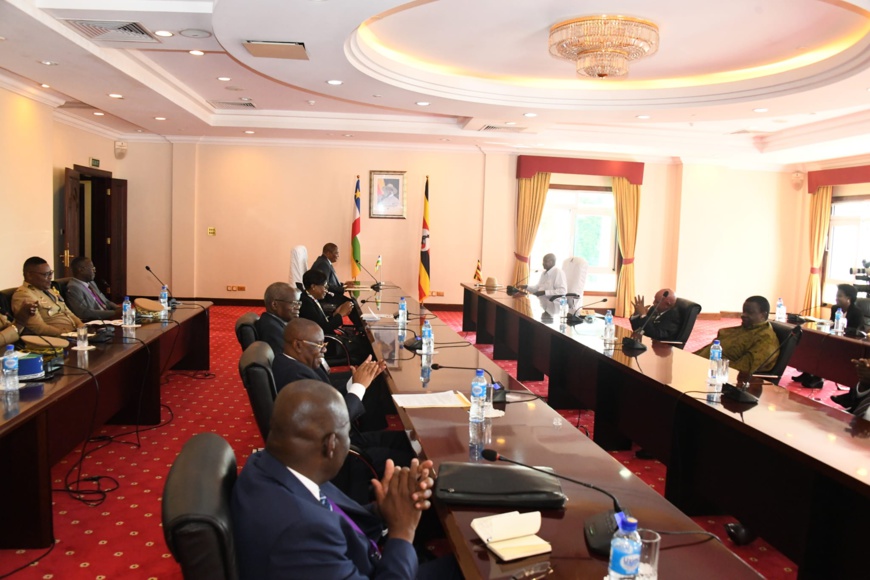 RCA-Ouganda : tête-à-tête entre les présidents Touadera et Museveni RCA-Ouganda : tête-à-tête entre les présidents Touadera et Museveni