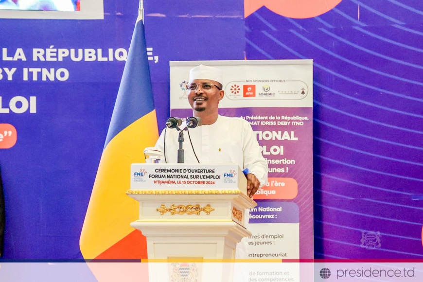 Mahamat Idriss Deby : "Nous devons favoriser un environnement où l’audace et la créativité peuvent s’épanouir" Mahamat Idriss Deby : "Nous devons favoriser un environnement où l’audace et la créativité peuvent s’épanouir"