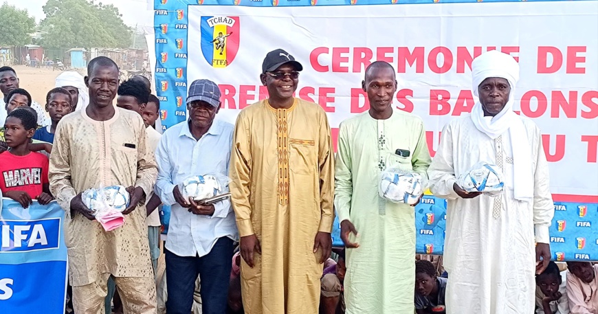 Tchad : la FTFA remet des ballons et un chèque aux clubs de la province du Batha Tchad : la FTFA remet des ballons et un chèque aux clubs de la province du Batha