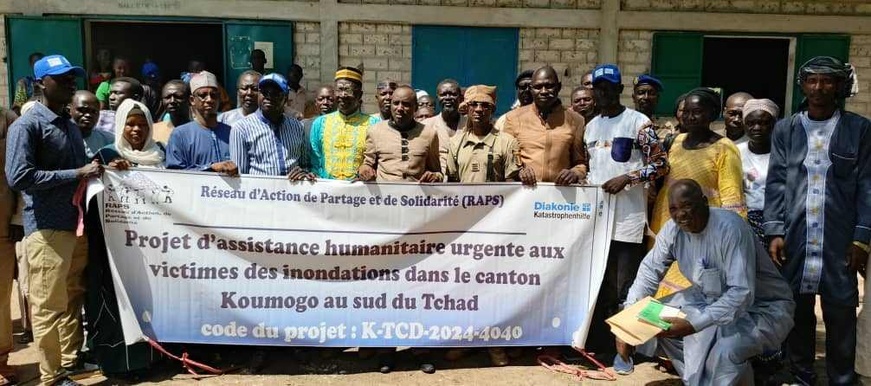 Tchad : le RAPDS et l'ONG Diakonie assurent l’assistance humanitaire à Koumogo Tchad : le RAPDS et l'ONG Diakonie assurent l’assistance humanitaire à Koumogo