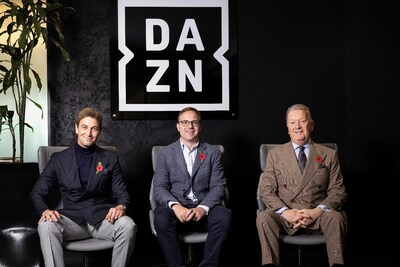 DAZN et Queensberry annoncent un accord historique sur les droits médiatiques mondiaux DAZN et Queensberry annoncent un accord historique sur les droits médiatiques mondiaux