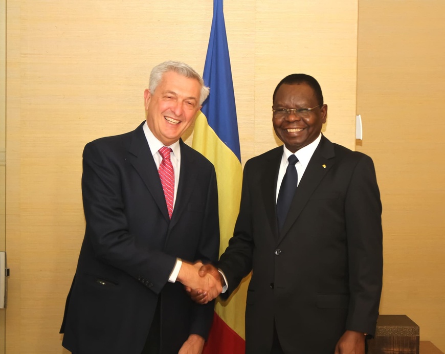 Forum Crans Montana : le Premier ministre tchadien reçoit le Haut-commissaire du HCR Forum Crans Montana : le Premier ministre tchadien reçoit le Haut-commissaire du HCR