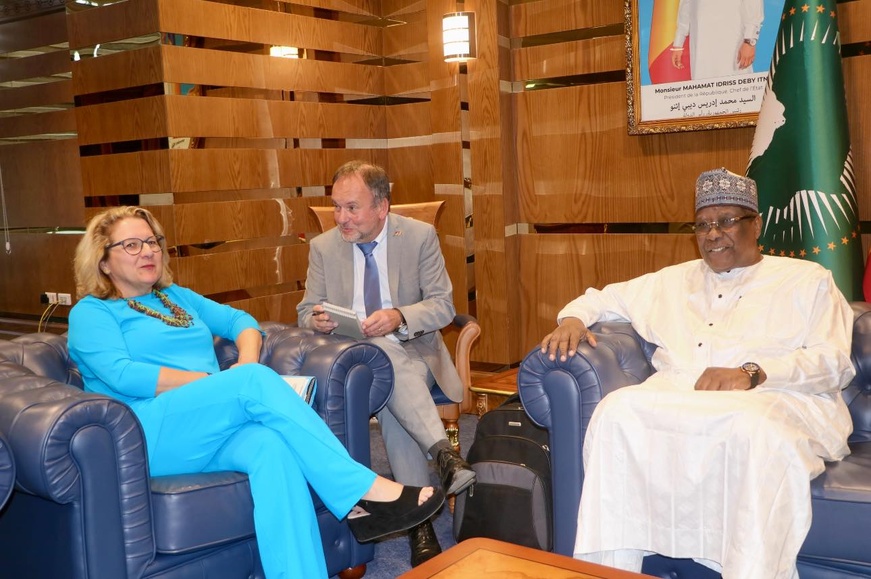 La ministre allemande de la Coopération économique et du Développement en visite au Tchad La ministre allemande de la Coopération économique et du Développement en visite au Tchad