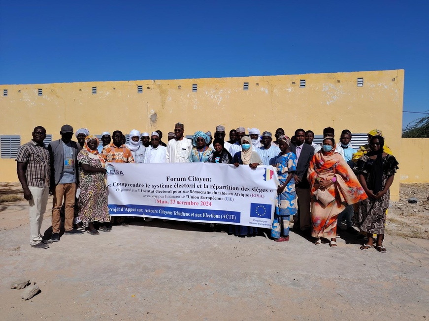 Le Tchad renforce son système électoral grâce à l'EISA Le Tchad renforce son système électoral grâce à l'EISA