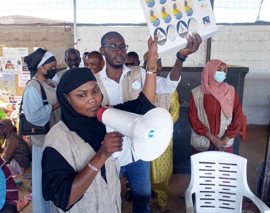 Tchad : l'alimentation du nourrisson au centre d’une sensibilisation de l’Asoc Nutri à Harangadji 1 Tchad : l'alimentation du nourrisson au centre d’une sensibilisation de l’Asoc Nutri à Harangadji 1