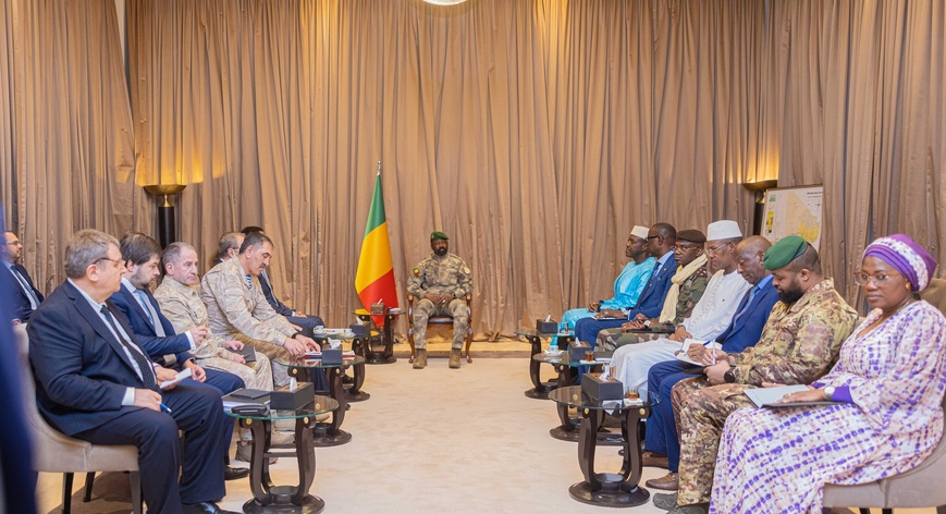Mali : le président de la Transition reçoit le, vice-Premier ministre de la Fédération de Russie Mali : le président de la Transition reçoit le, vice-Premier ministre de la Fédération de Russie