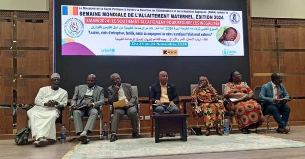 Le Tchad célèbre la Semaine mondiale de l'allaitement maternel et réaffirme son engagement en faveur de la santé infantile Le Tchad célèbre la Semaine mondiale de l'allaitement maternel et réaffirme son engagement en faveur de la santé infantile
