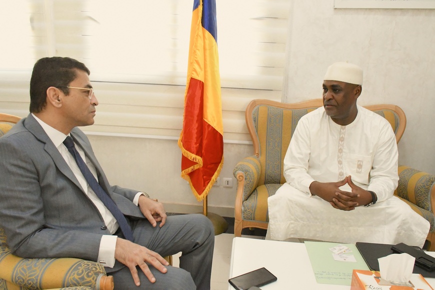 Tchad : Le ministre des Infrastructures et l'ambassadeur d'Égypte discutent de grands projets Tchad : Le ministre des Infrastructures et l'ambassadeur d'Égypte discutent de grands projets