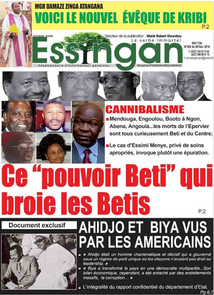 Cameroun :Les « Bétis » menacés  d’extinction