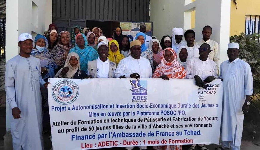 Tchad : à Abéché, 50 jeunes filles initiées en technique de pâtisserie et fabrication de yaourt Tchad : à Abéché, 50 jeunes filles initiées en technique de pâtisserie et fabrication de yaourt