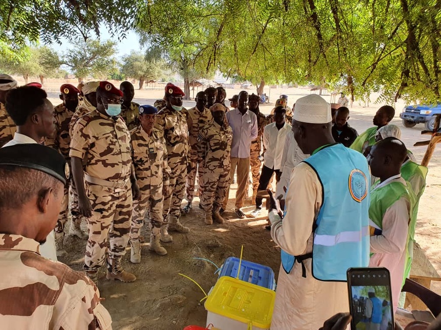 Tchad : Les forces de défense et de sécurité se sont mobilisées pour le vote en province Tchad : Les forces de défense et de sécurité se sont mobilisées pour le vote en province