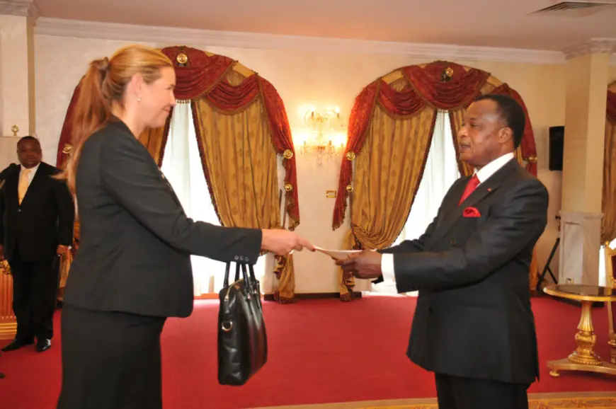 Diplomatie : Quatre nouveaux ambassadeurs présentent leurs lettres de créances au président Sassou N'Guesso