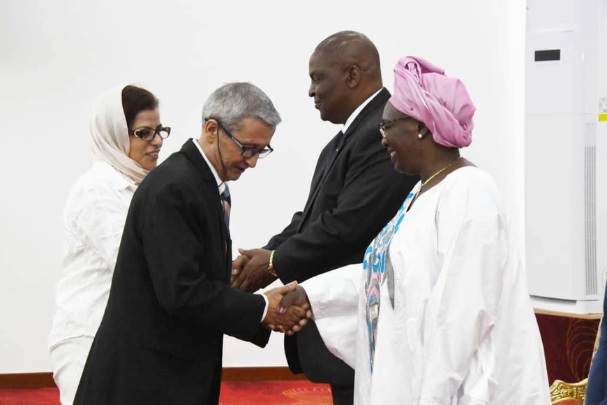 RCA : Le couple présidentiel reçoit les vœux du Corps Diplomatique RCA : Le couple présidentiel reçoit les vœux du Corps Diplomatique