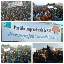 DJIBOUTI : 20 novembre 2015, la "marche citoyenne" pour contre balancer sur celle de la "honte".