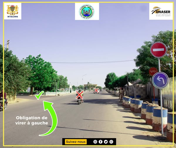 Tchad - Attention : Sens Interdit devant la Présidence de la République Tchad - Attention : Sens Interdit devant la Présidence de la République