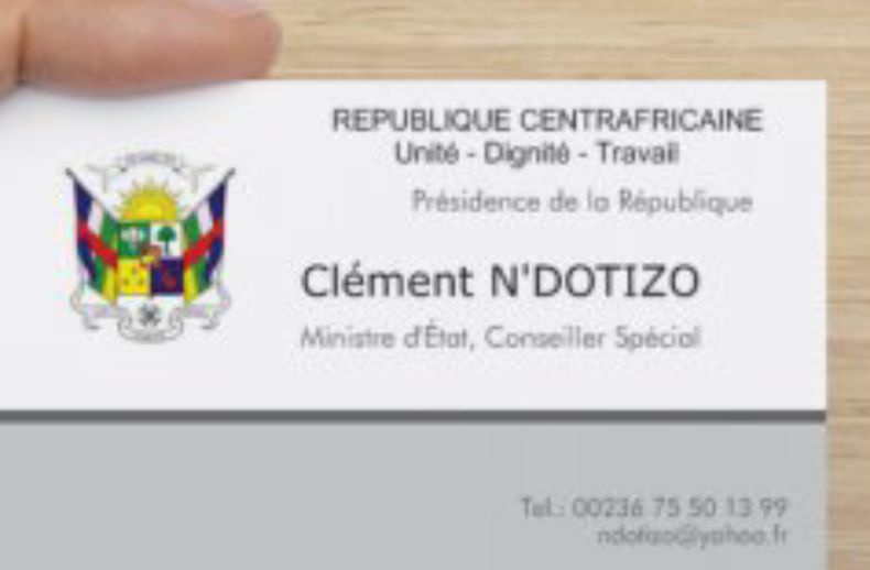 Quand Clément N’dotizo usurpe le titre de Ministre d’État!