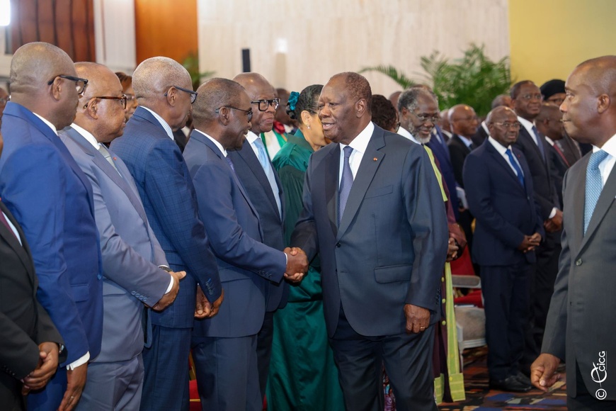 Côte d’Ivoire : le président Alassane Ouattara assure le secteur privé du soutien de l’Etat Côte d’Ivoire : le président Alassane Ouattara assure le secteur privé du soutien de l’Etat