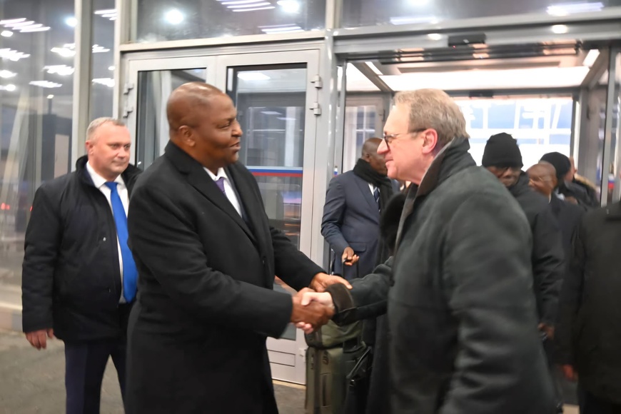 RCA-Russie : le président Touadera en visite à Moscou RCA-Russie : le président Touadera en visite à Moscou