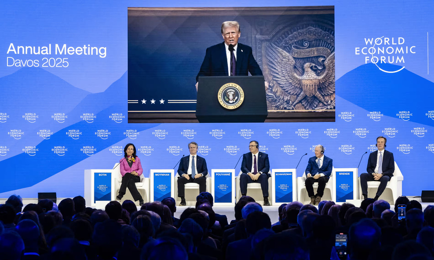 Antonio Guterres, secrétaire général des Nations Unies, lors de la 55e réunion annuelle du Forum économique mondial (WEF), à Davos le mercredi 22 janvier 2025. Photo : Laurent Gillieron/Keystone via AP Antonio Guterres, secrétaire général des Nations Unies, lors de la 55e réunion annuelle du Forum économique mondial (WEF), à Davos le mercredi 22 janvier 2025. Photo : Laurent Gillieron/Keystone via AP