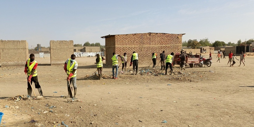 Tchad : Le Marché Chinois de Walia Hadjiraï fait peau neuve grâce aux bénévoles