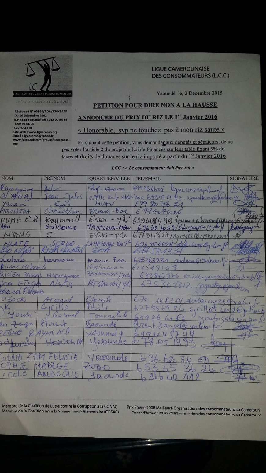 Déjà,plus d'un millier de signataires de la pétition à l'assaut de l'hémicycle dès lundi Déjà,plus d'un millier de signataires de la pétition à l'assaut de l'hémicycle dès lundi
