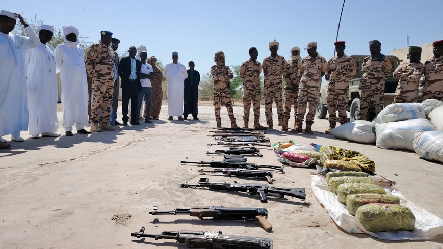 Tchad - Le Kanem frappe fort contre la criminalité : Des armes saisies et des produits illicites détruits Tchad - Le Kanem frappe fort contre la criminalité : Des armes saisies et des produits illicites détruits