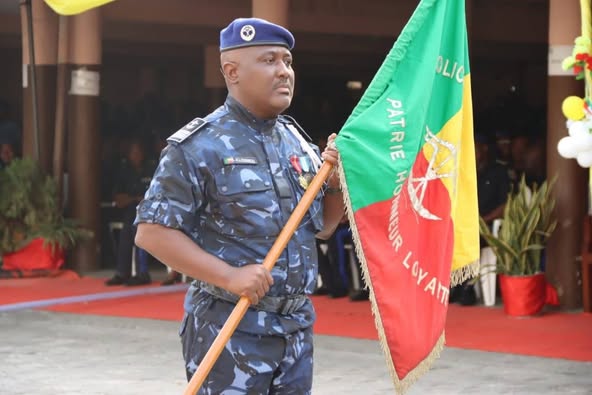 Brice Kokou Allowanou prend officiellement les rênes de la police Républicaine du Bénin Brice Kokou Allowanou prend officiellement les rênes de la police Républicaine du Bénin