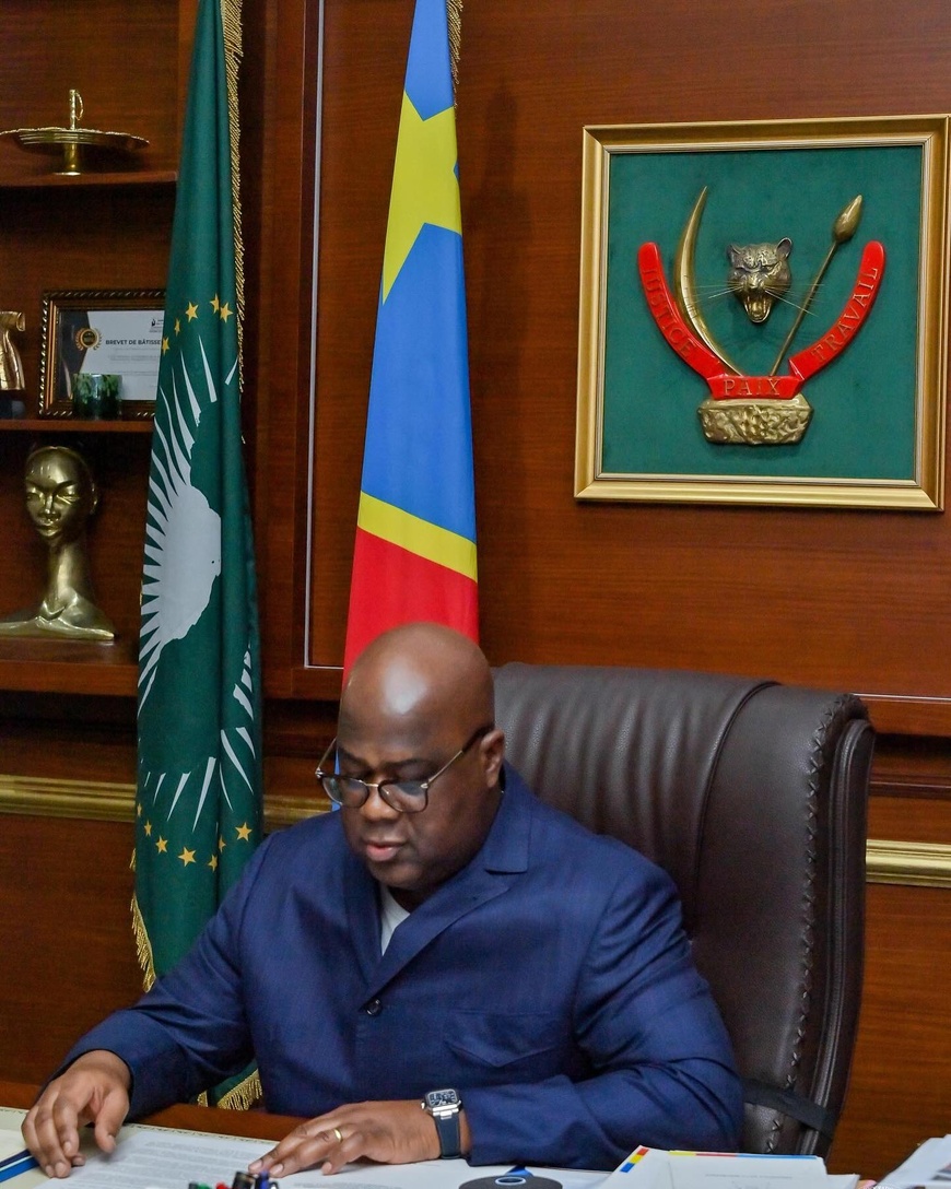 RDC : le président Tshisekedi a pris part par visioconférence à une réunion de la SADC RDC : le président Tshisekedi a pris part par visioconférence à une réunion de la SADC