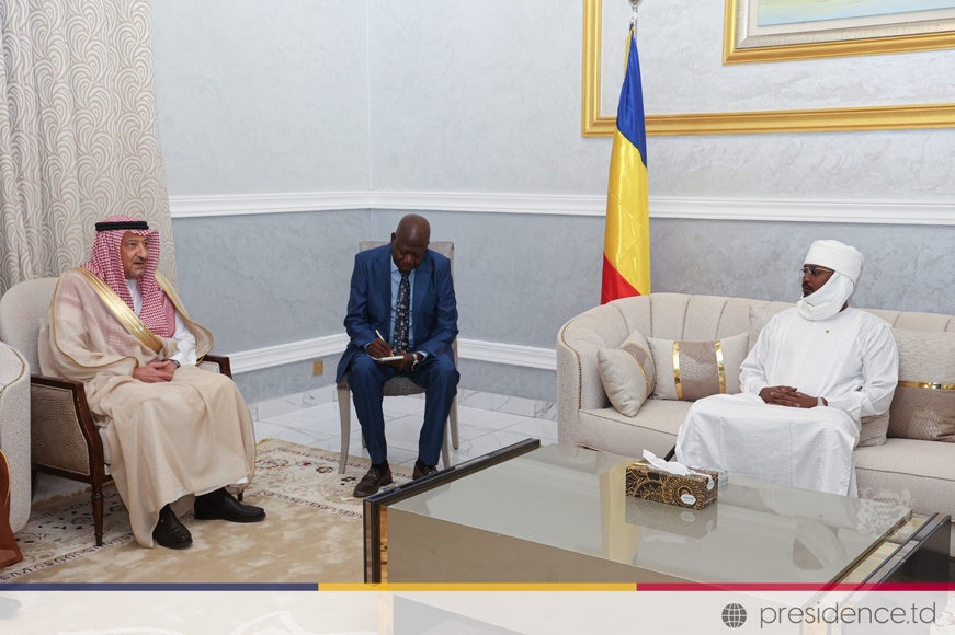 Tchad : le vice-ministre des Affaires étrangères d’Arabie Saoudite reçu par le chef de l’Etat