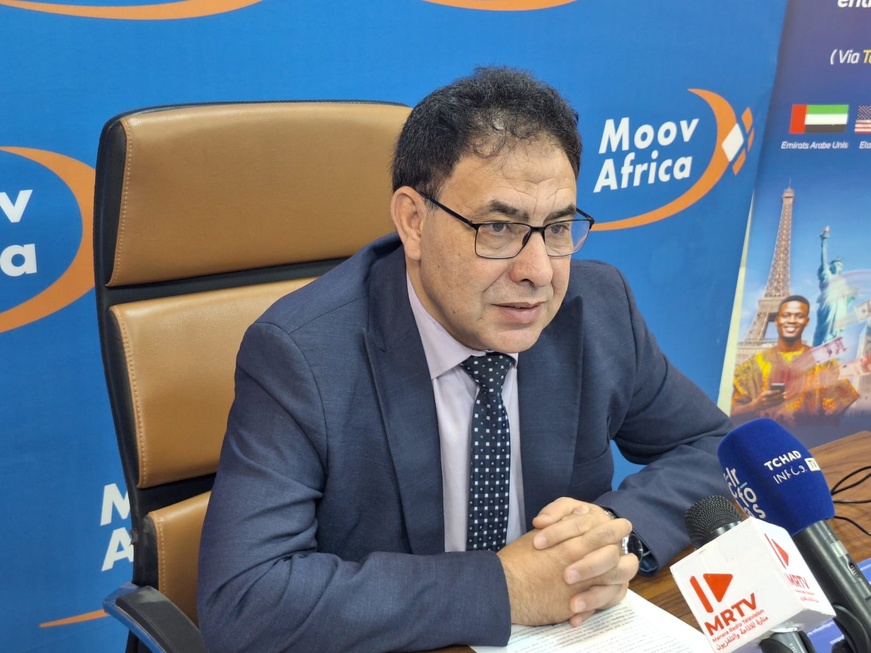Le Directeur Général de Moov Africa Tchad, M. Mohammed Dkhissi.