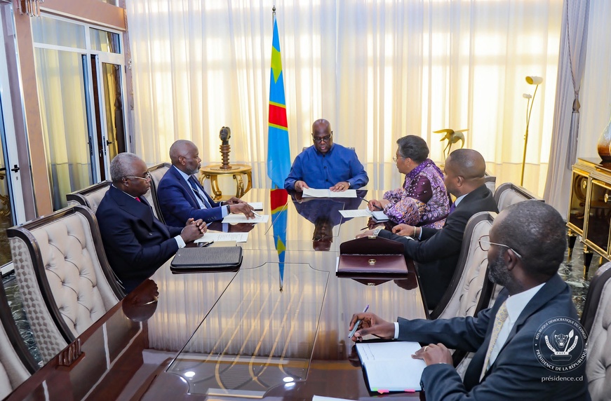 RDC : le chef de l’État préside une réunion sur la situation sécuritaire à l’Est du pays RDC : le chef de l’État préside une réunion sur la situation sécuritaire à l’Est du pays