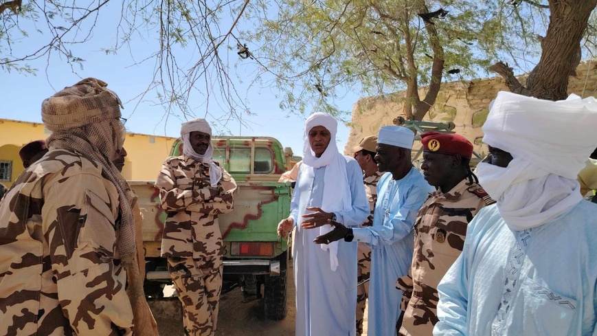 Tchad : le délégué général du gouvernement du Kanem visite les structures de sécurité