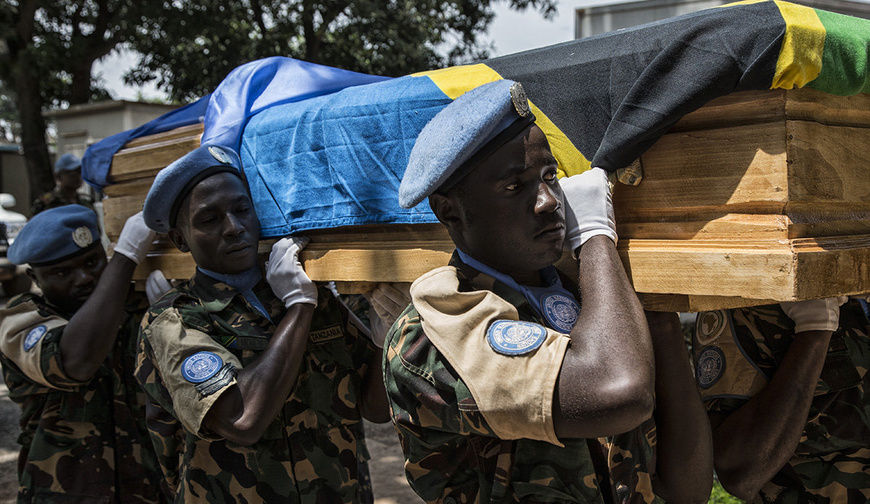 RCA : Un Casque bleu kényan tué dans une embuscade RCA : Un Casque bleu kényan tué dans une embuscade