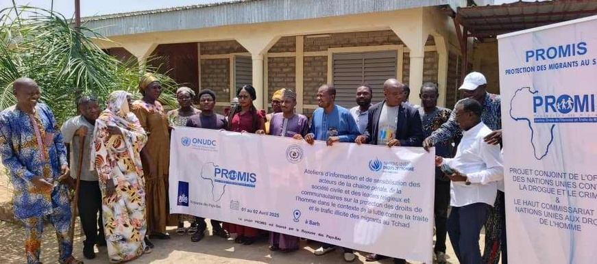 Tchad : la chaîne pénale et les leaders religieux du Moyen Chari mobilisés contre la traite des migrants Tchad : la chaîne pénale et les leaders religieux du Moyen Chari mobilisés contre la traite des migrants
