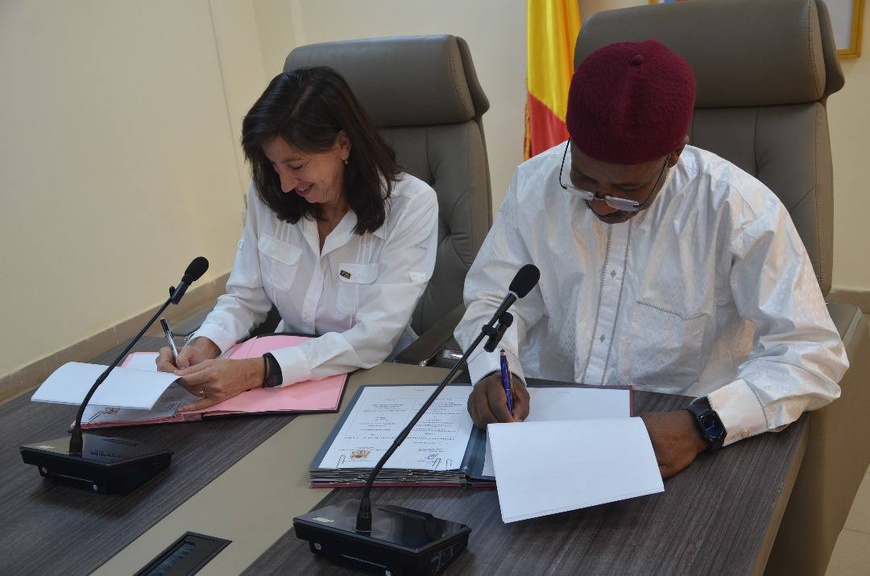 Tchad : Signature d'un protocole d'accord de partenariat pour l'élimination de l'onchocercose et de la filariose lymphatique Tchad : Signature d'un protocole d'accord de partenariat pour l'élimination de l'onchocercose et de la filariose lymphatique