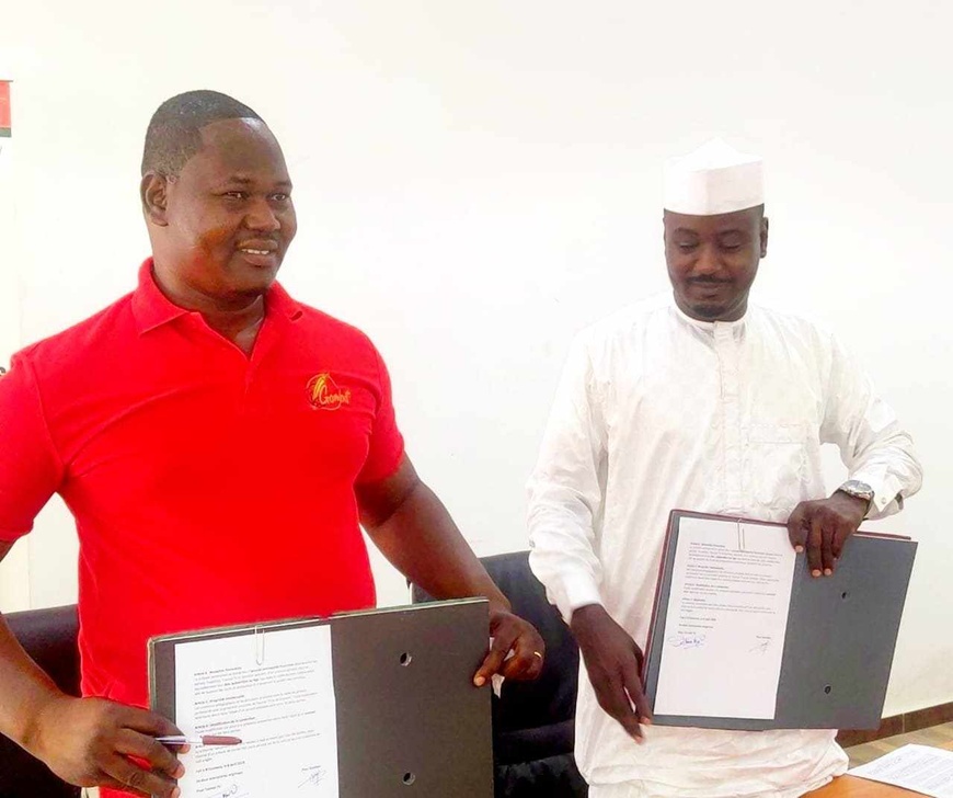 Tchad : Toumaï TV signe un protocole d'accord d’émissions éducatives avec l'entreprise Gombo+ Tchad : Toumaï TV signe un protocole d'accord d’émissions éducatives avec l'entreprise Gombo+