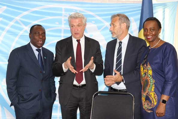 Tchad : Visite du Haut-Commissaire de l'UNHCR, Filippo Grandi Tchad : Visite du Haut-Commissaire de l'UNHCR, Filippo Grandi