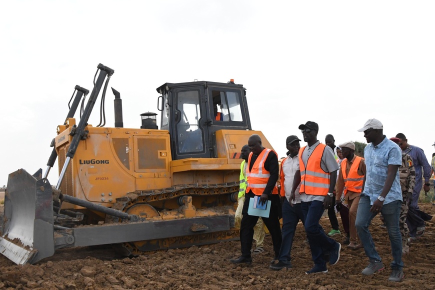 Tchad : Le Ministre des Infrastructures a adressé un avertissement formel à l'entreprise CGCOC en charge des travaux de la route Djoumane - Lai