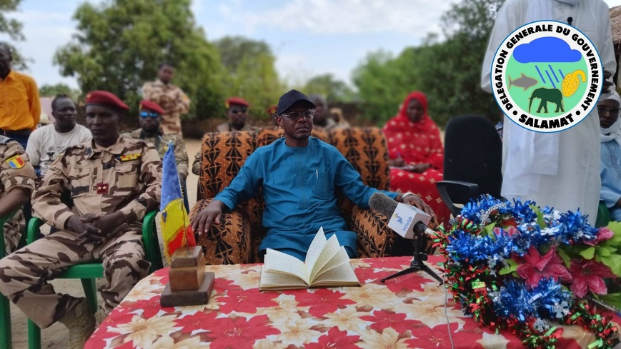 Tchad : La sécurité des personnes et de leurs biens au menu de la tournée du Délégué Général du Gouvernement dans la Province du Salamat