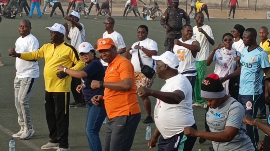 Tchad : Marche sportive pour la santé publique organisée à N'Djamena Tchad : Marche sportive pour la santé publique organisée à N'Djamena