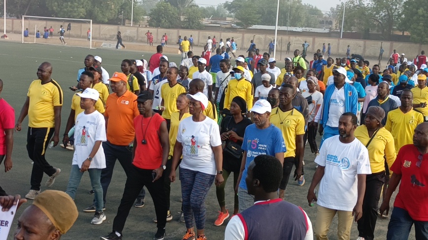 Tchad : Marche sportive pour la santé publique organisée à N'Djamena Tchad : Marche sportive pour la santé publique organisée à N'Djamena
