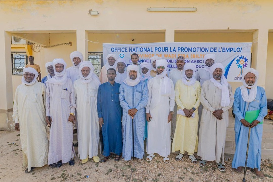Tchad : L’ONAPE lance une série d’actions concrètes pour l’emploi et l’autonomisation au Wadi Fira Tchad : L’ONAPE lance une série d’actions concrètes pour l’emploi et l’autonomisation au Wadi Fira
