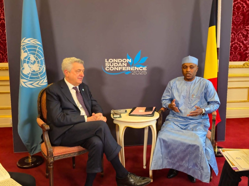 Tchad/UNHCR : le chef de la diplomatie tchadienne rencontre le Haut-commissaire pour les réfugiés