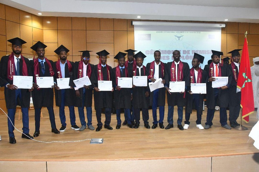 Tchad : Remise de Diplômes à 27 Contrôleurs Aériens Tchadiens formés à l'Académie Internationale Mohammed VI de Casablanca
