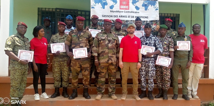 RCA : Renforcement des capacités des Forces de Défense et de Sécurité en gestion d'armes et munitions RCA : Renforcement des capacités des Forces de Défense et de Sécurité en gestion d'armes et munitions