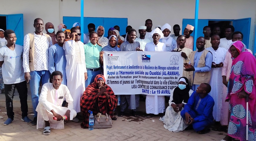 Tchad - Abéché : Renforcement des capacités entrepreneuriales de 50 jeunes et femmes