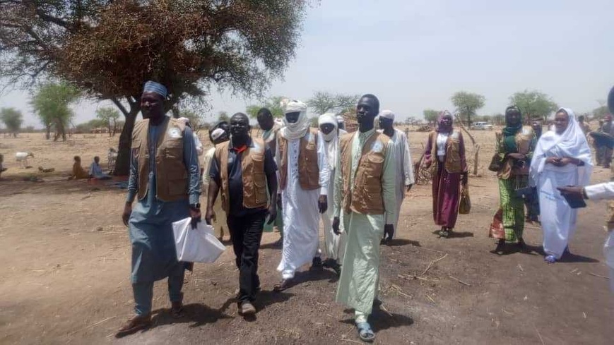 Tchad : la génération consciente du Guéra soutient les victimes d'incendie de Am-Nikel  Tchad : la génération consciente du Guéra soutient les victimes d'incendie de Am-Nikel