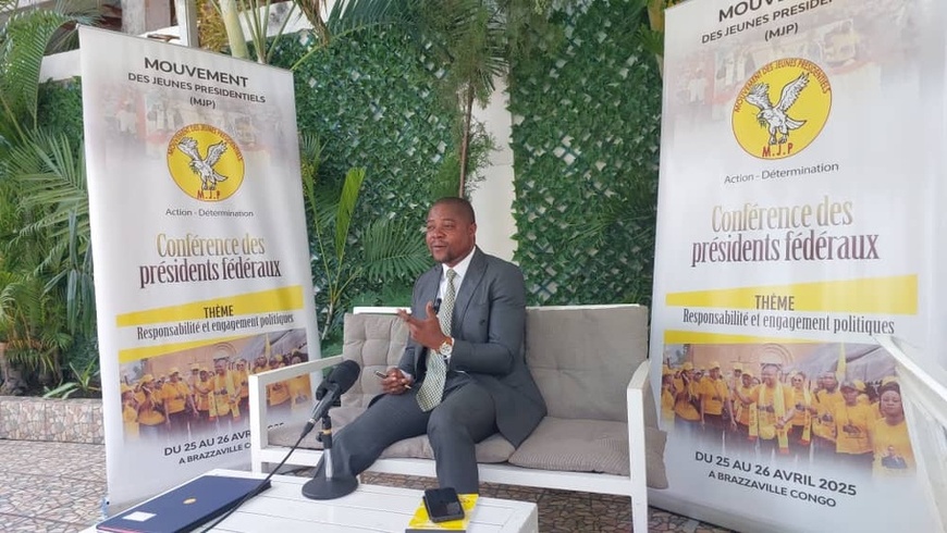 Donald Mobobola, le président du MJP Donald Mobobola, le président du MJP